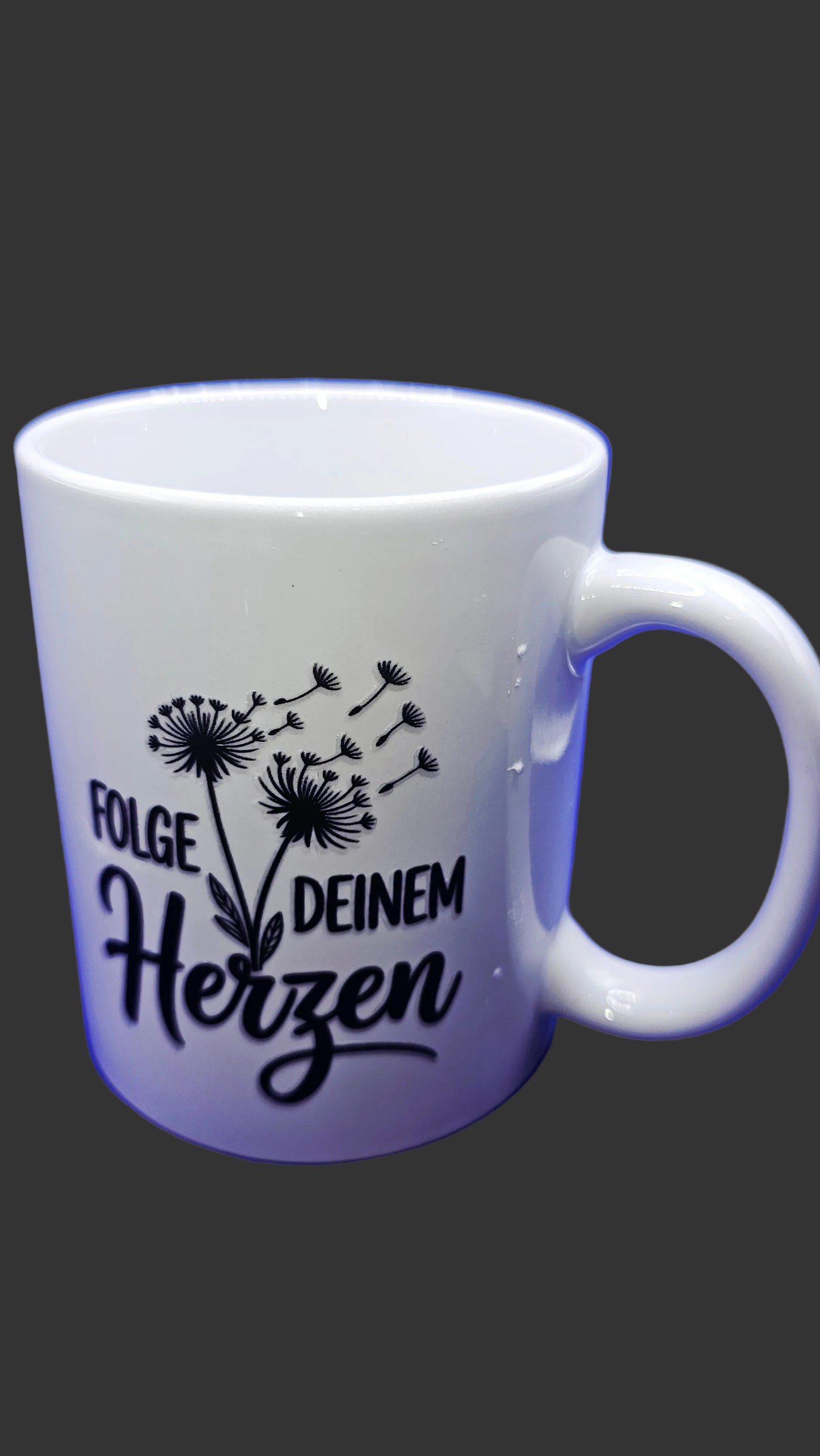 Tasse folge deinem Herzen